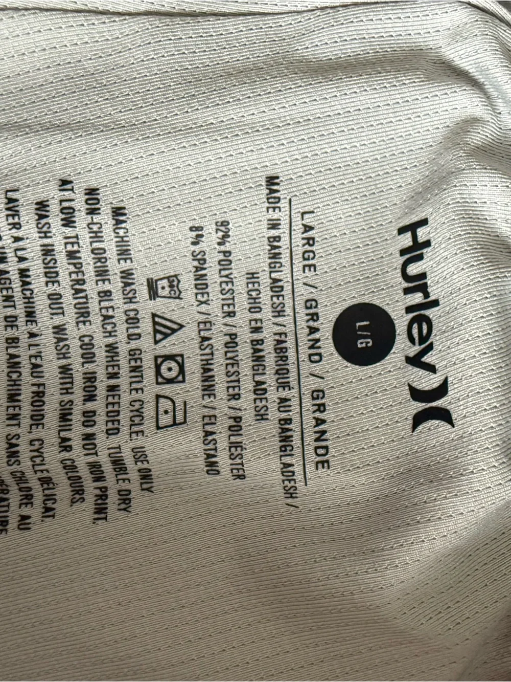 Hurley Men’s Heathered Charcoal Athletic Shorts
